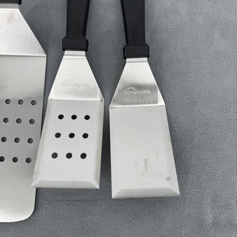 Homenote Griddle Spatula Set 4 Piece Stainless Steel Blackstone BBQ Tools